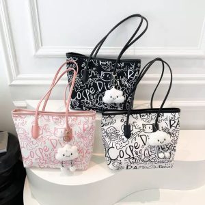 Doodle drip tote